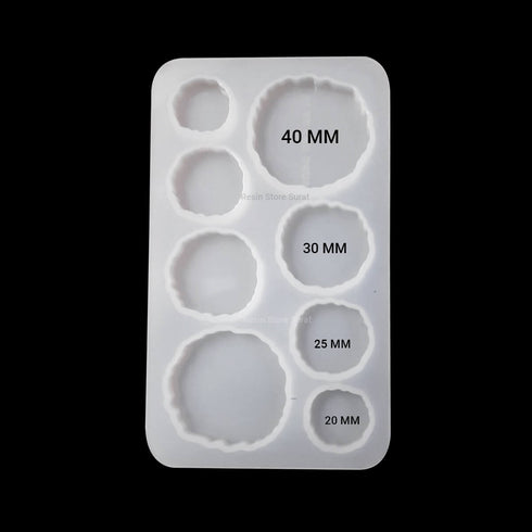 8 Cavity Round Agate Mould