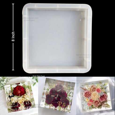 8 Inch Square Deep Casting mould