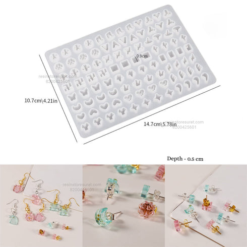 96 in 1 Earring / Jewellery Mould