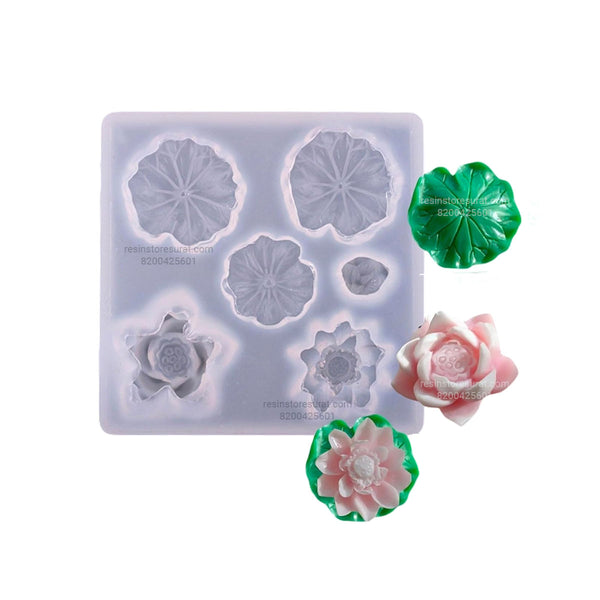 9 Cavity Lotus Pond Miniature Mould - 24