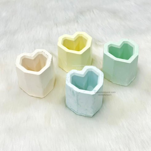 Small Heart Candle Jar I