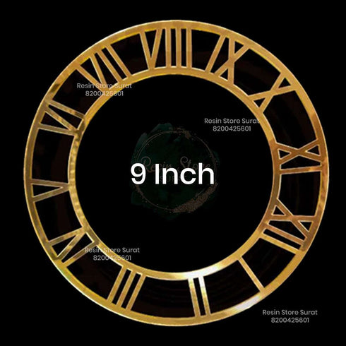 Roman Acrylic Ring For Resin Clock