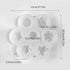9 Cavity 3D Mix Flower Handmade Candle Mould