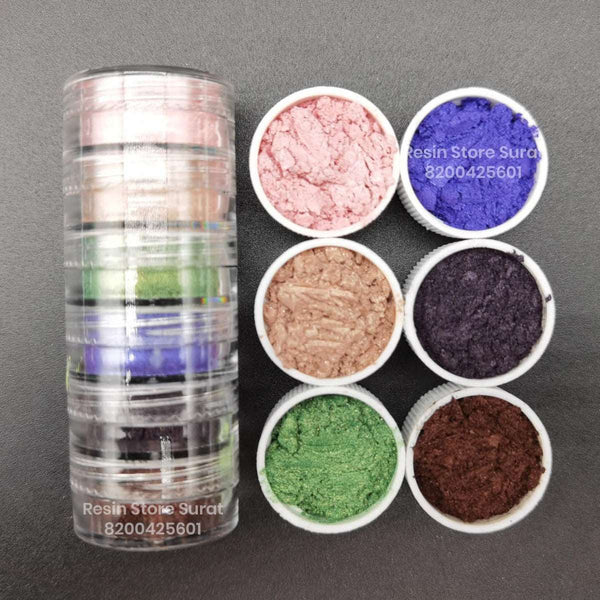 Mini Pearl Mica Powder Set J