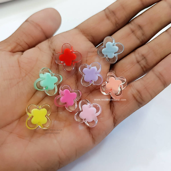 Acrylic Flower Beads