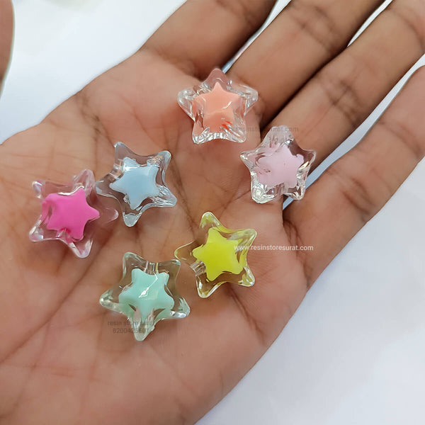Acrylic Star Beads