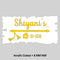Acrylic Name Customized For Agate Rectangle Name Plate MDF - D
