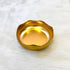 Agate shape Round Metal Urli Bowl Candle - D