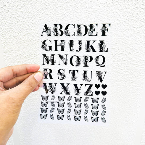 Alphabet - A6 Insert Sheet