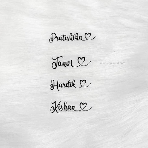 Custom Insert Sheet - Alphabet Keychain 3 Name