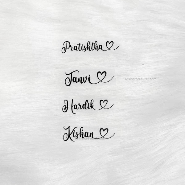 Custom Insert Sheet - Alphabet Keychain 3 Name