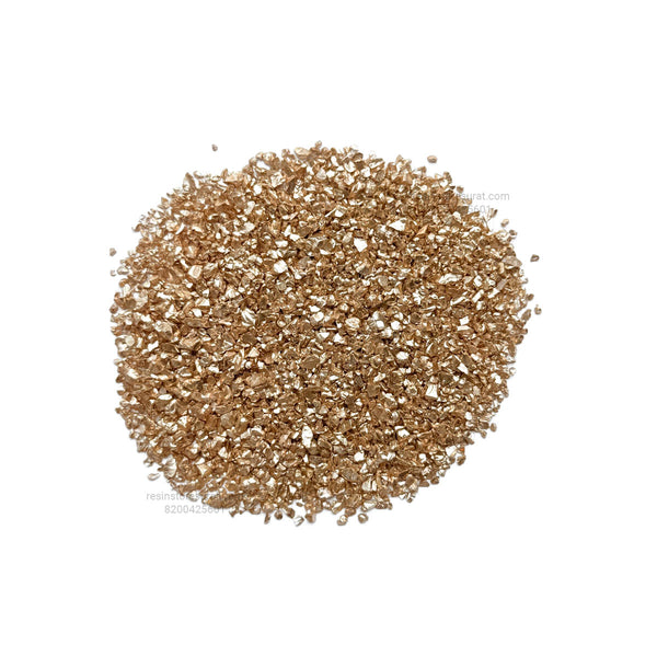 Antique Gold metallic granule stone - 50 Grm