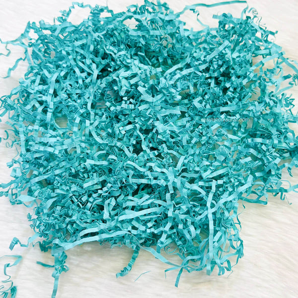 Aqua Green Shredded Paper | Paper grass