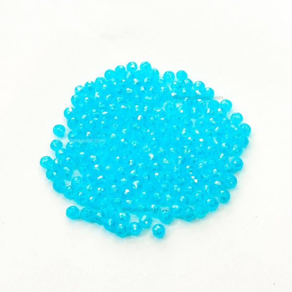 Aqua Blue Rainbow beads