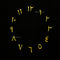 Arabic Clock Number - Gold Acrylic