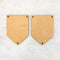 Arrow Shape Toran MDF Base 2Pcs