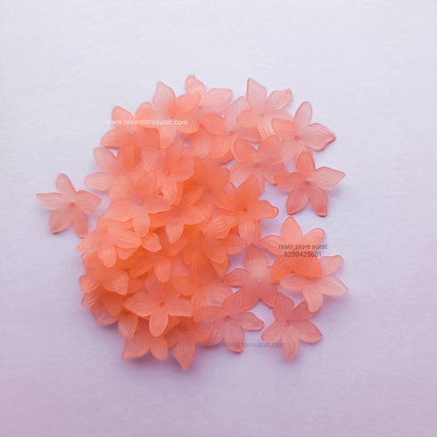 Artificial Acrylic Flowers - Orange