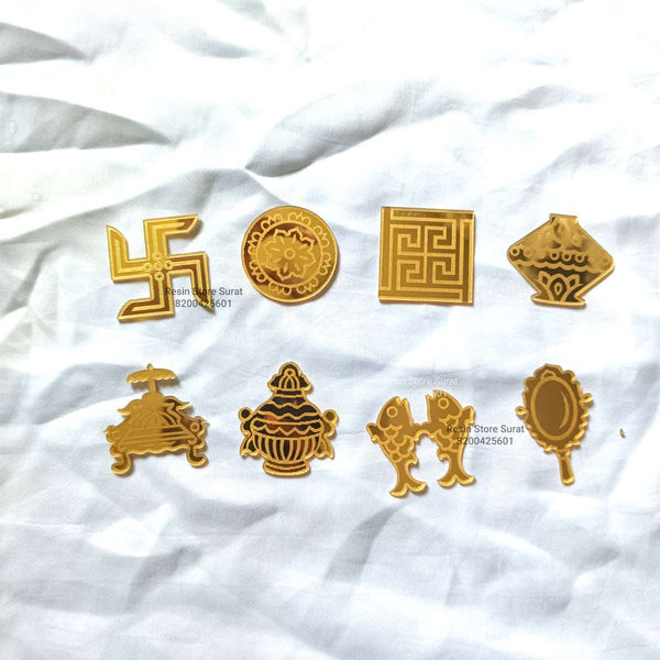 Ashtmangal Acrylic Set - 1.5 Inch