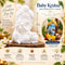Baby Krishna Decorative Idol with Flute & Matki – White Paintable Idol for Acrylic Colour Art, Home Decor & Gifting
