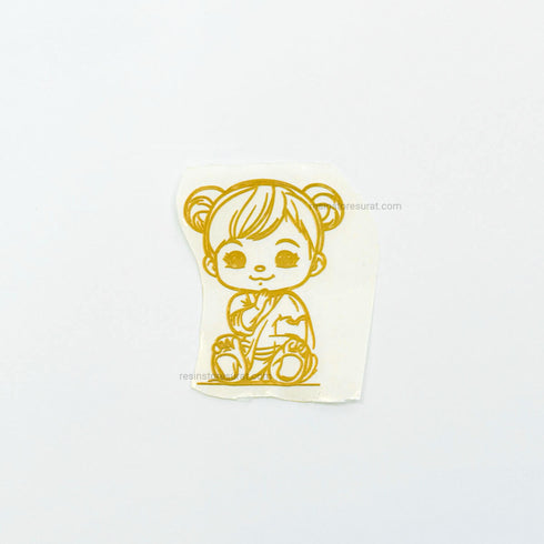 Baby Girl - Metal Sticker