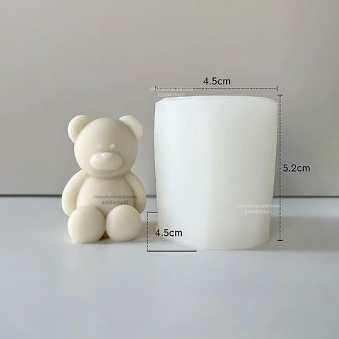 Cute Bear Candle Mould Handmade - 225