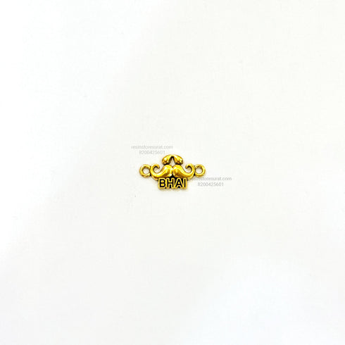 Mustache Bhai Rakhi Charm