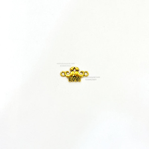 Mustache Bhai Rakhi Charm