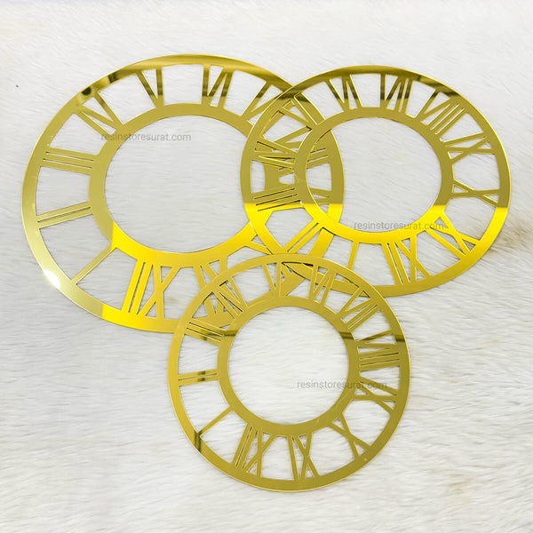 Big Roman Acrylic Ring For Resin Clock