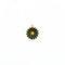 Black Daisy Flower Charm