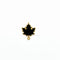 Black Maple Leaf Charm