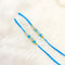 Blue Readymade Rakhi Thread - RT12 (5 Pairs)