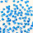 Blue Reflective Butterfly Rakhi Beads