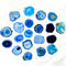 Blue Agate Slice