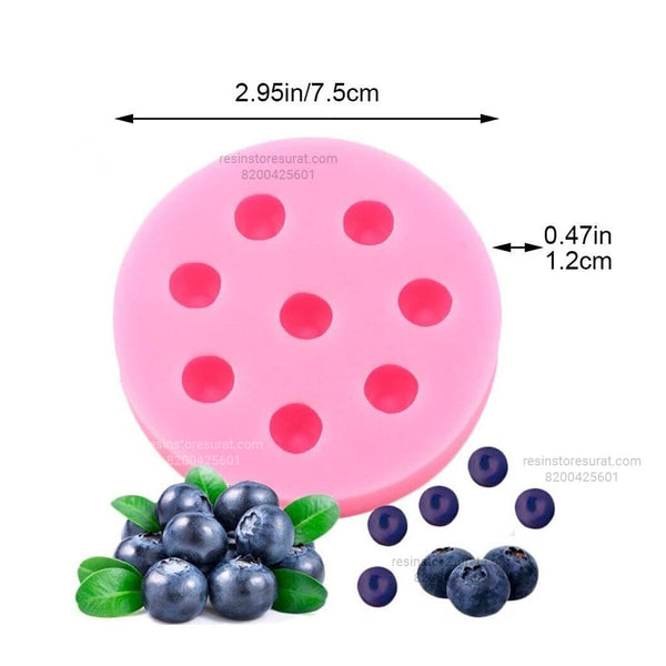 8 Cavity Blueberry Handmade Candle Mould -33