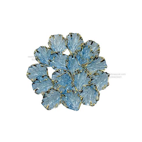 Blue Designer Flower Petal