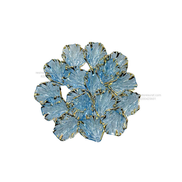 Blue Designer Flower Petal