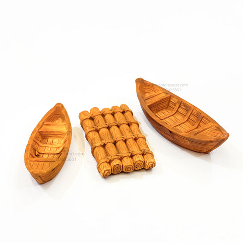 Boat Miniature 3 Pcs Set - B01