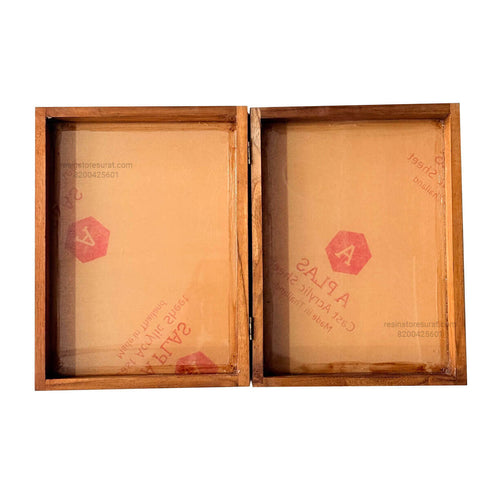 Book Type Floating Fame With Acrylic Base