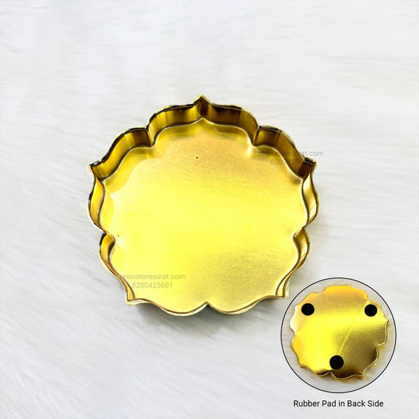 Bordered Flower Urli Bowl for Candle