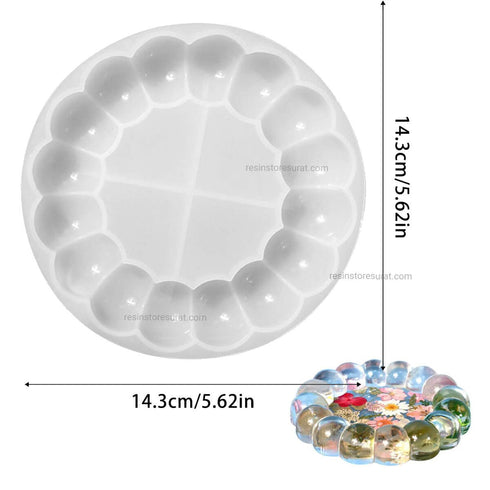 Bubble Edge Coaster Mould | Bubble Tray Mould