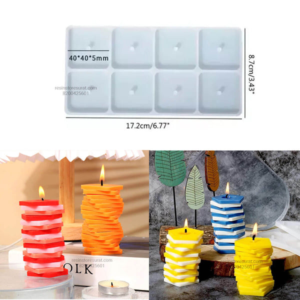 Building Block Shape Candle Mold
