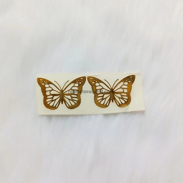 Butterfly Metal Sticker