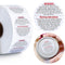 Candle Warning & Burning Instructions Sticker Roll – White