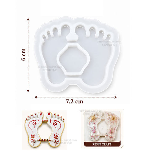 Charan Paduka Diwali Mould