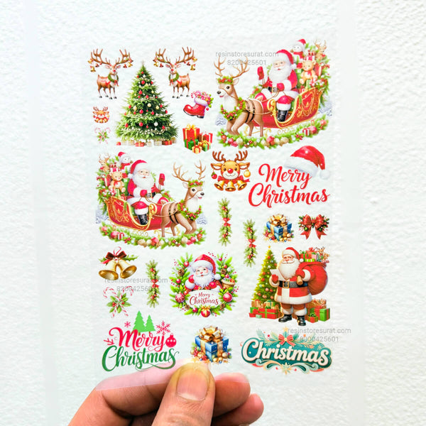 Christmas Insert Sheet B - A6