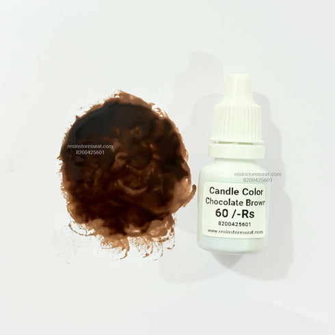 Chocolate Brown Candle Color Liquid