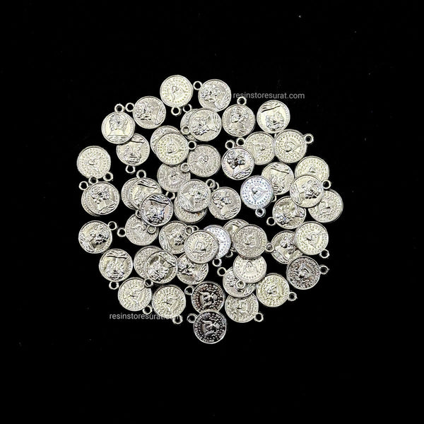 Coin Charm - 10 Pcs