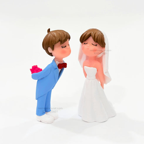 Blue Couple Miniature - 869A