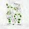 White Cow 3D UV Sticker Sheet - A6