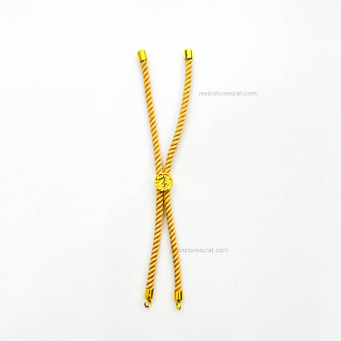 Cream rakhi bracelet thread